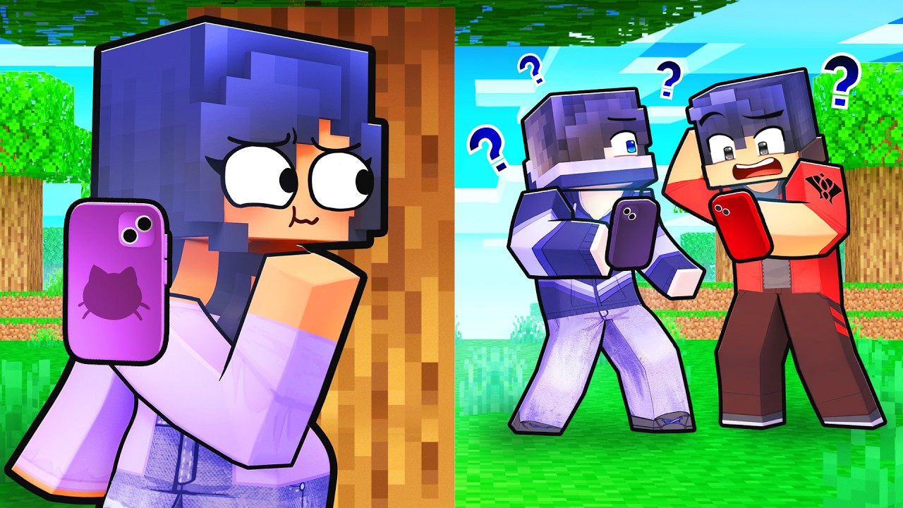 GHOSTING EVERYONE for 24 HOURS in Minecraft! - Published by Aphmau