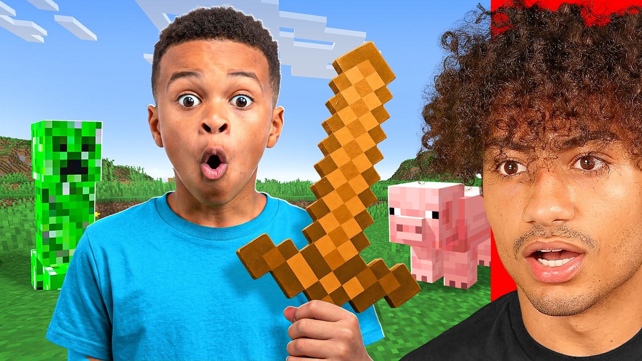 KIDS GET STUCK IN MINECRAFT!