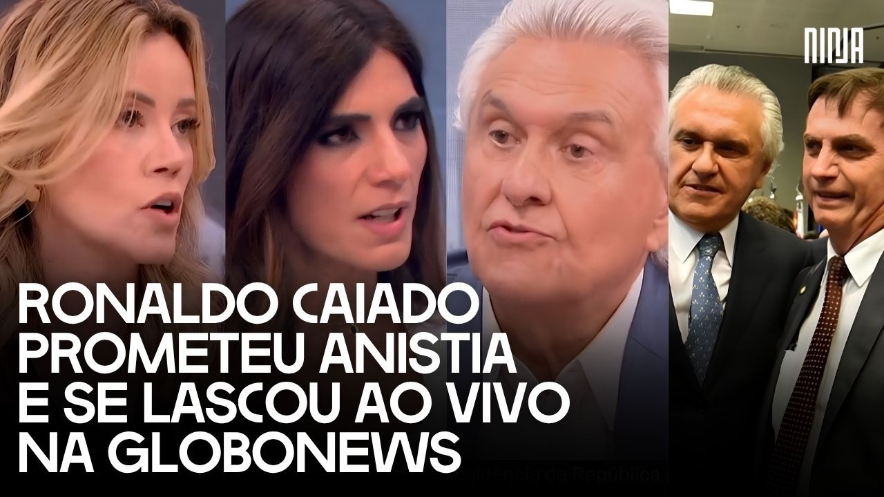 🔥Caiado diz que primeiro ato como presidente será anistiar Bolsonaro e jornalistas ficam perplexas🔥