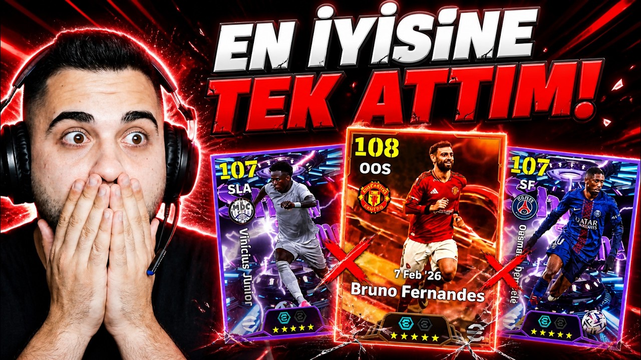 108 B.Fernandes, 107 Dembele ve Bombacı Vini! 💣 Top Açılımı + Deneme!  eFootball Mobile 2026