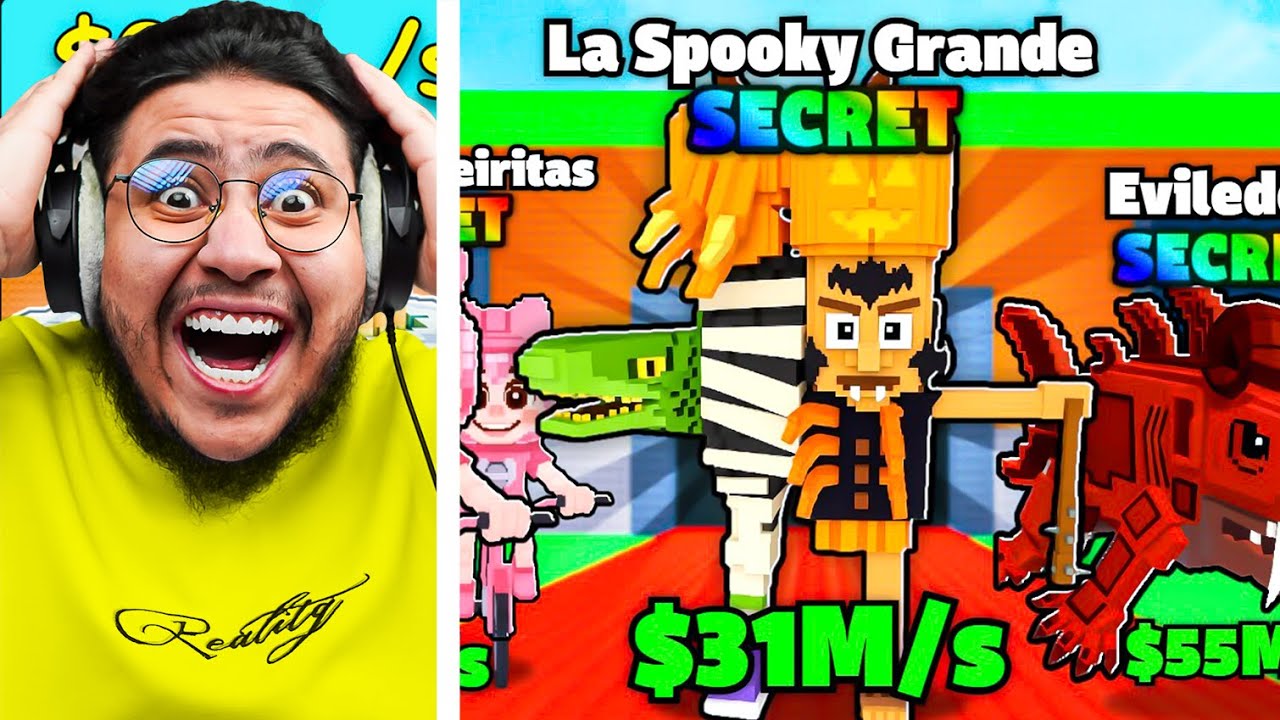 ملك السرقة جاب 3 سيكرتات خرافية في أقوى حدث الهالوين بماب السرقة 😱🎃🔥 روبلوكس roblox steal a brainrot
