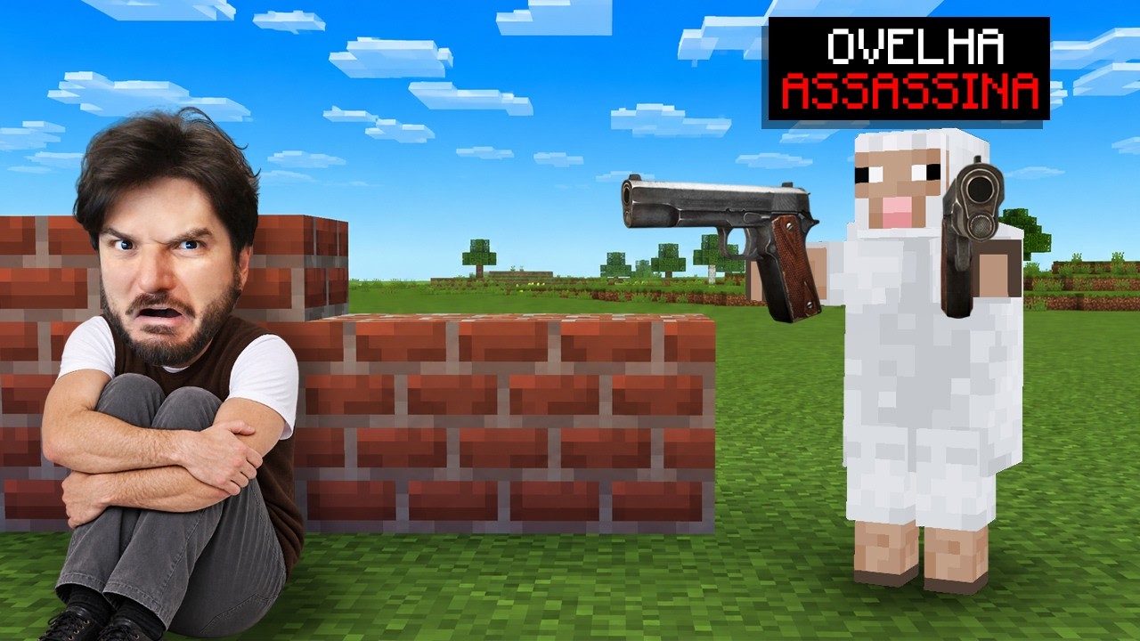MINECRAFT, MAS AGORA OS MOBS PASSIVOS TEM ARMAS E QUEREM ME MATAR!
