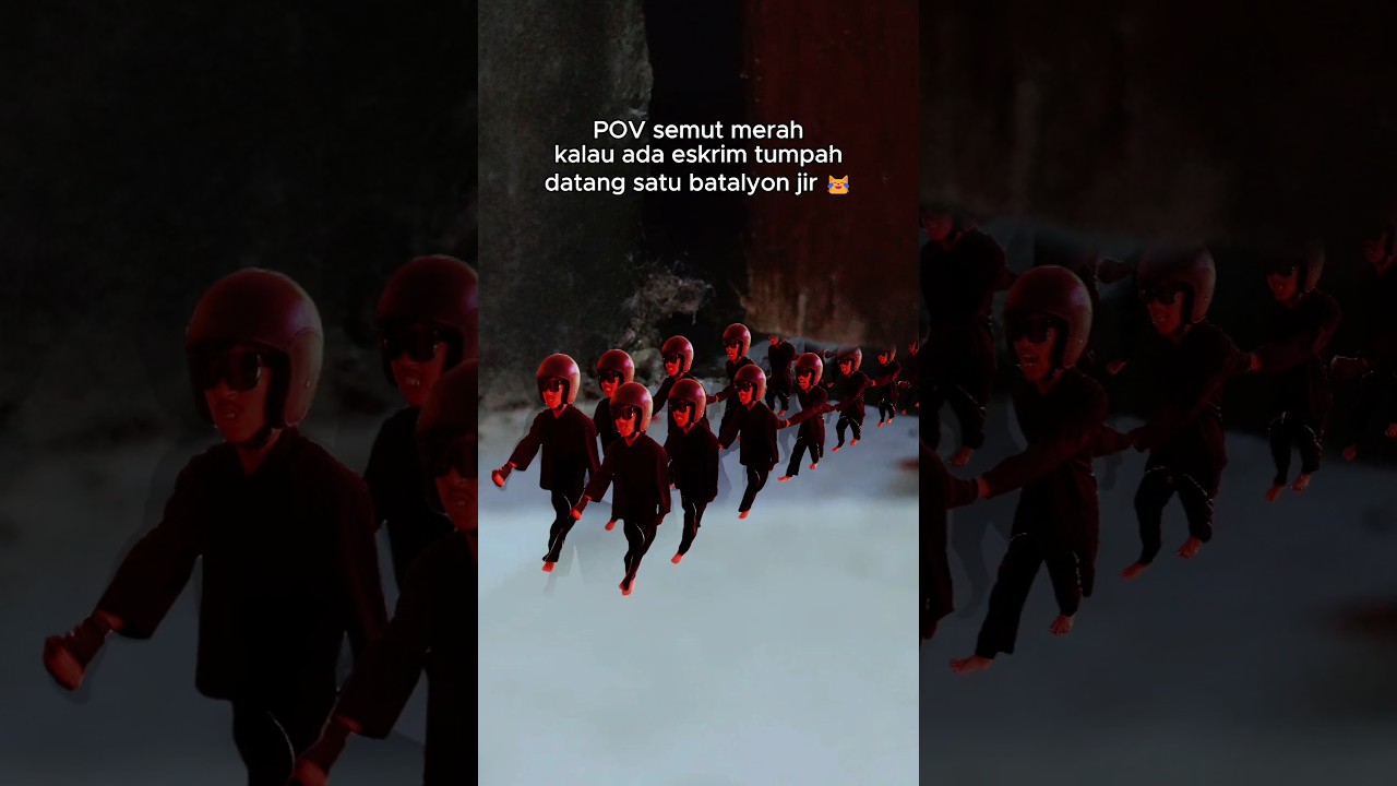 Perbedaan semut hitam dan semut merah part 4 😹 MK eskrim tumpah #meme #capcut #edit #shorts