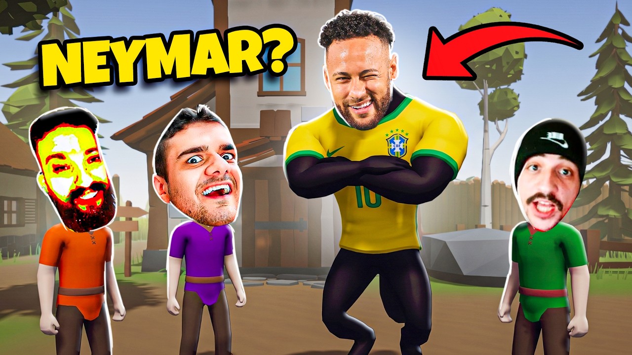 NEYMAR JOGANDO LYCANS COM OS GURI