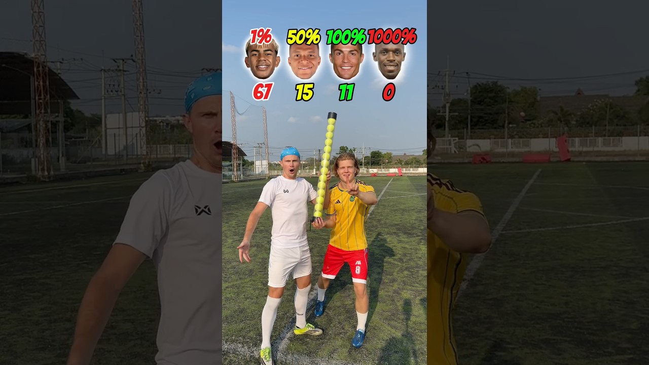 🎾💨 SPEED OF TENNIS BALLS VS SPEED FOOTBALLS PLAYERS | WHO WON!?