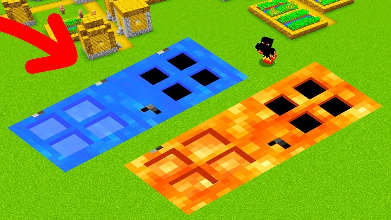 O que tem embaixo das portas de água e lava