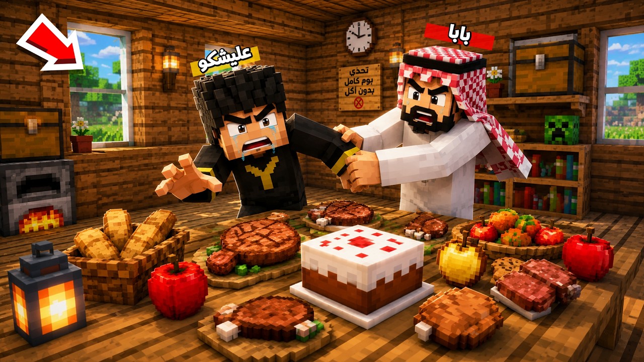 عائلة المتدعبلين #563 لازم نعيش يوم كامل بدون اكل ومانموت !!؟😨😱