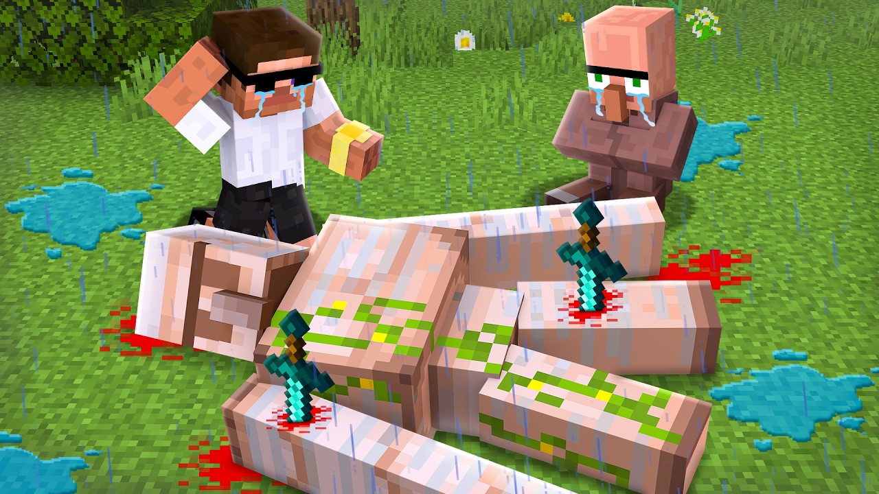 Sad Story of Golem in Minecraft..