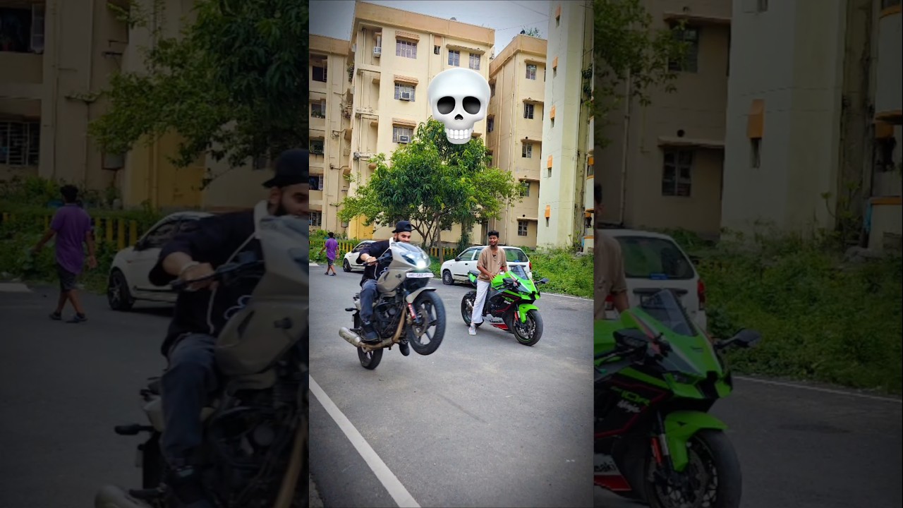 Pulsar se karega baccha Race🤣🤣🤣