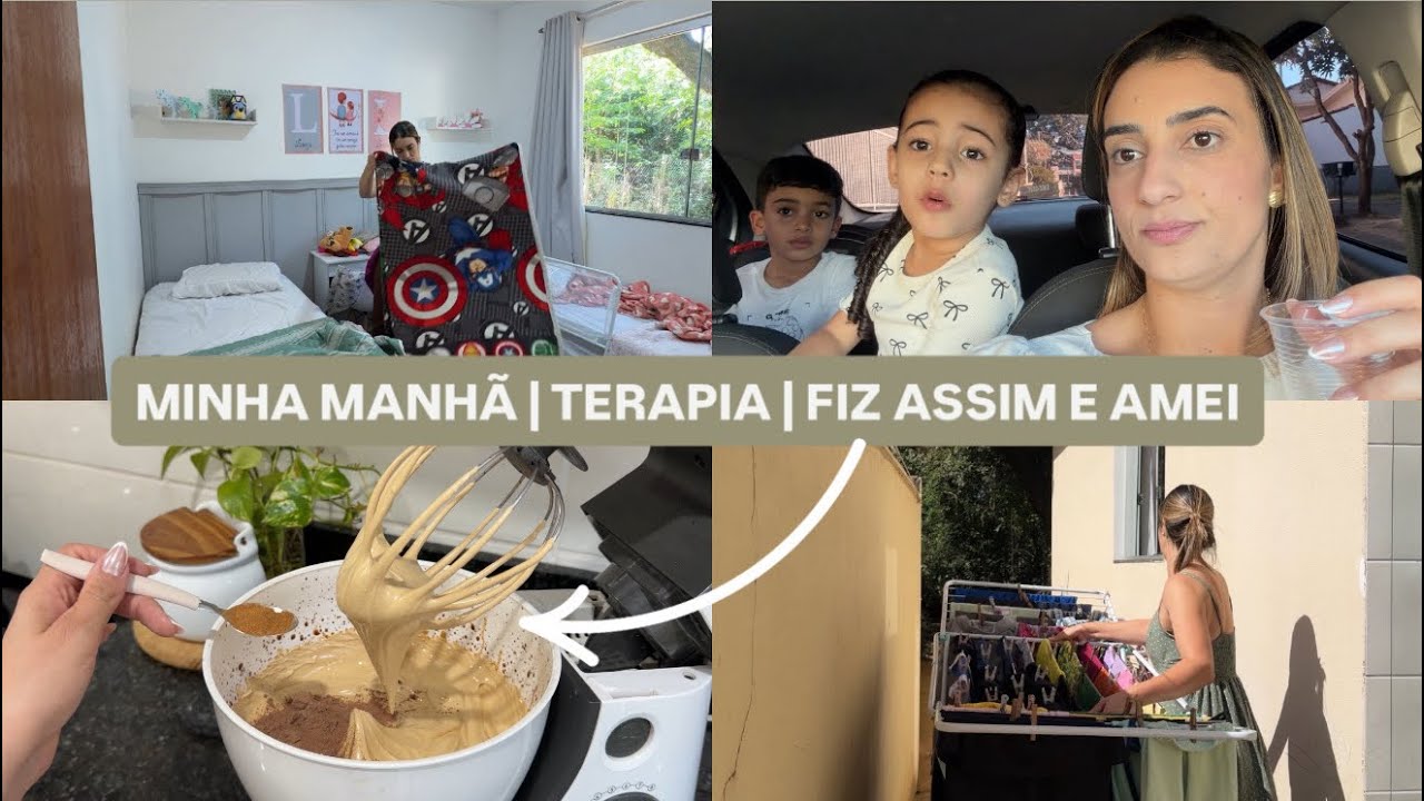 Rotina da manhã| Dia corrido| Sai com eles| Terapia | Faça café cremoso assim | LAÍS VELOSO