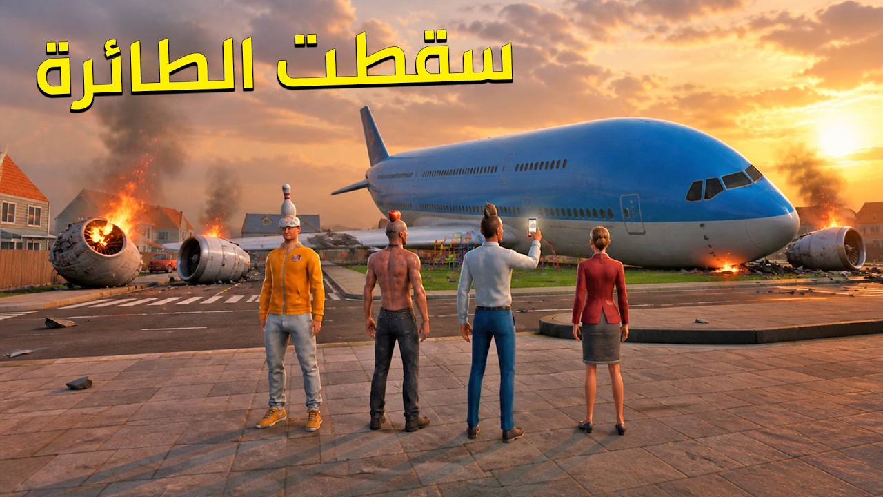 محاولة اسقاط الطائرة في المدينة الجديدة  Newton's Playground VR