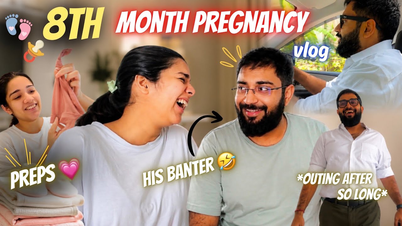8th Month Pregnancy Vlog❤️| Hospital visit, lunch date🍷Life changes🙈