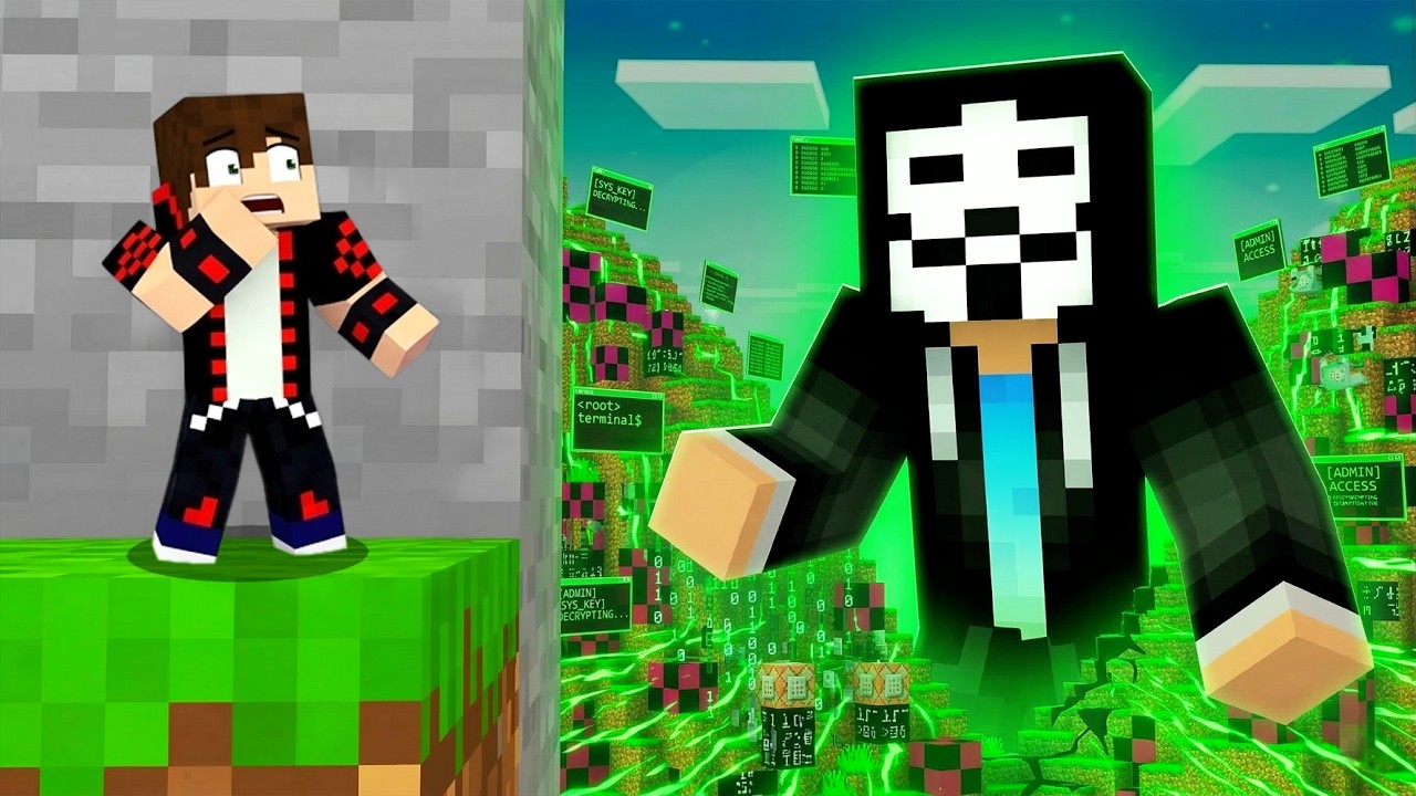 ماين كرافت : الهكـر العملاق غدرني ولكن صارت كارثة !!؟ 🔥😱