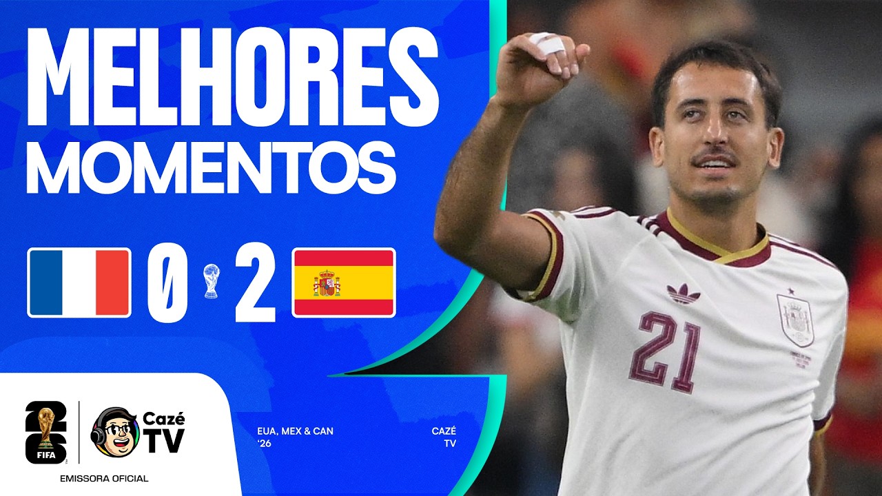 MELHORES MOMENTOS: FRANÇA 0 X 2 ESPANHA | COPA DO MUNDO FIFA™ 2026 | SEMIFINAL