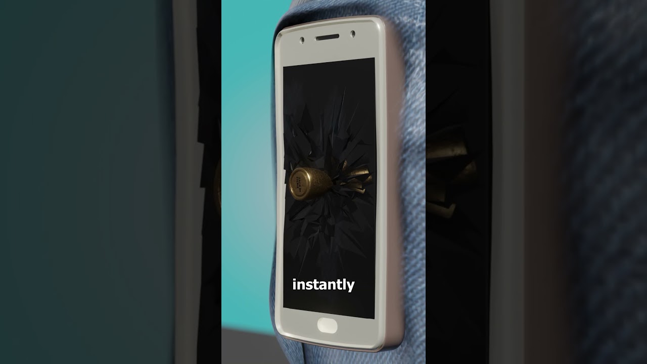 Hulk Phone Case Stopped A Bullet 😮 - Published by Zack D. Films