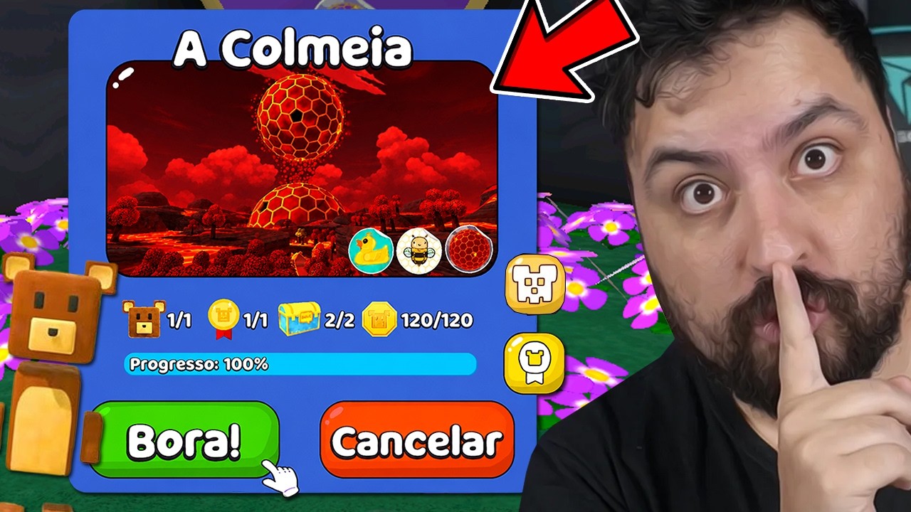 ENTREI no NÍVEL BLOQUEADO *COLMEIA HARDCORE* em SUPER BEAR ADVENTURE !!