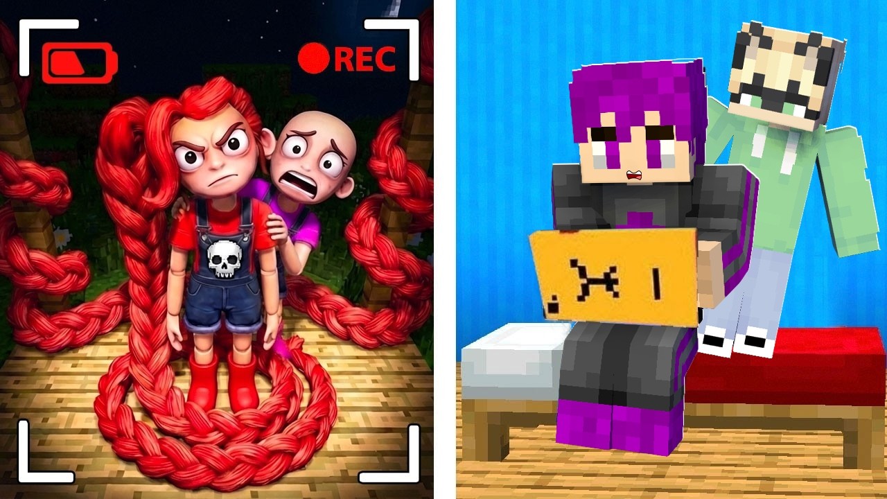 ماين كرافت :خلصت علي ليلي ولكن اختها زي الشعر الاحمر رجعت وانتقمت! 🔥😱