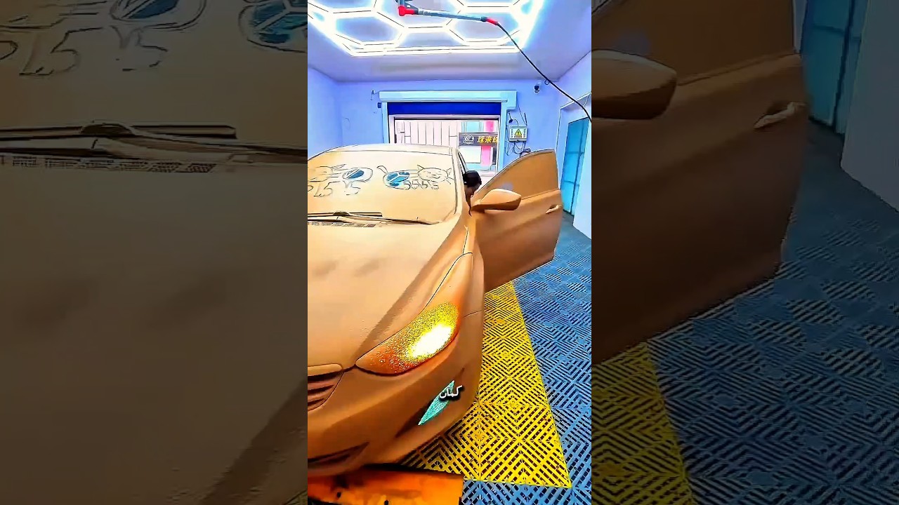 مين اجا بوقت تسكير الكراج؟! 😱🤯 #shorts