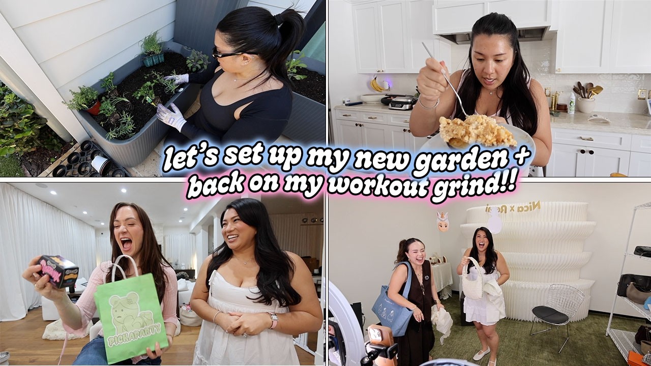 MY NEW GARDEN!!! + Back On My Workout Grind!!