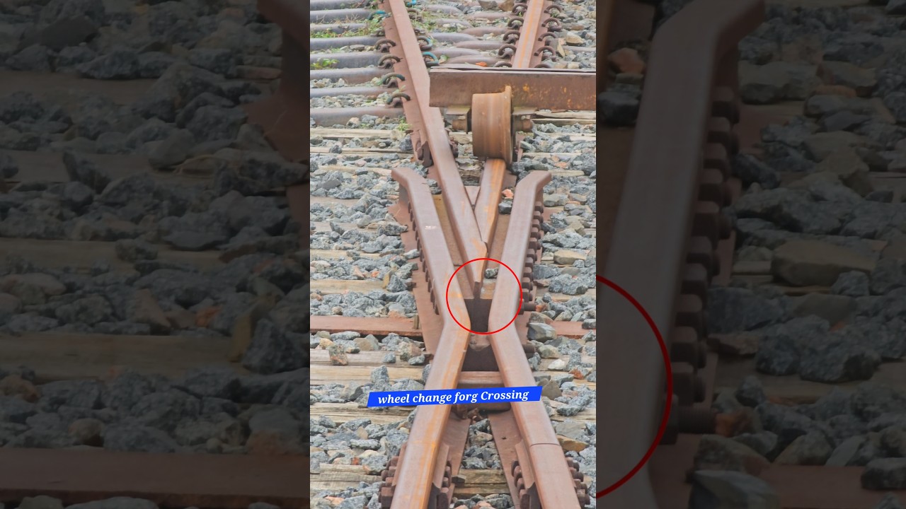 wheel change forg Crossing #railwayline #wheel #frogcrossing #railway #line #railwaycontent