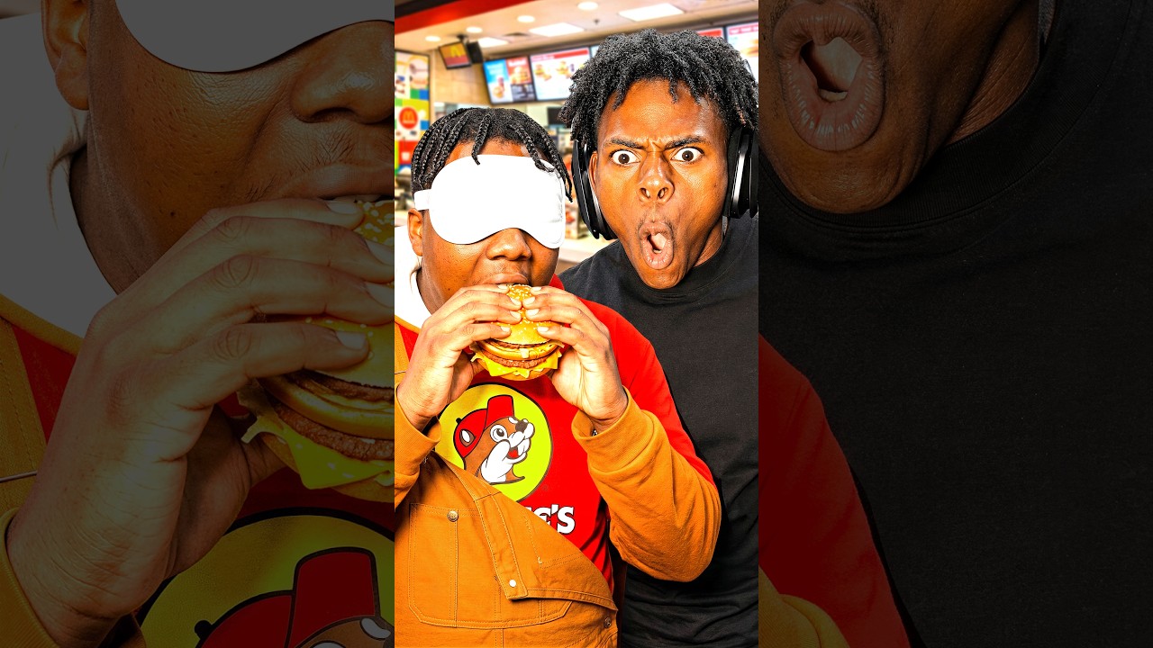 JAMAL GUESS THE BURGER CHALLENGE!