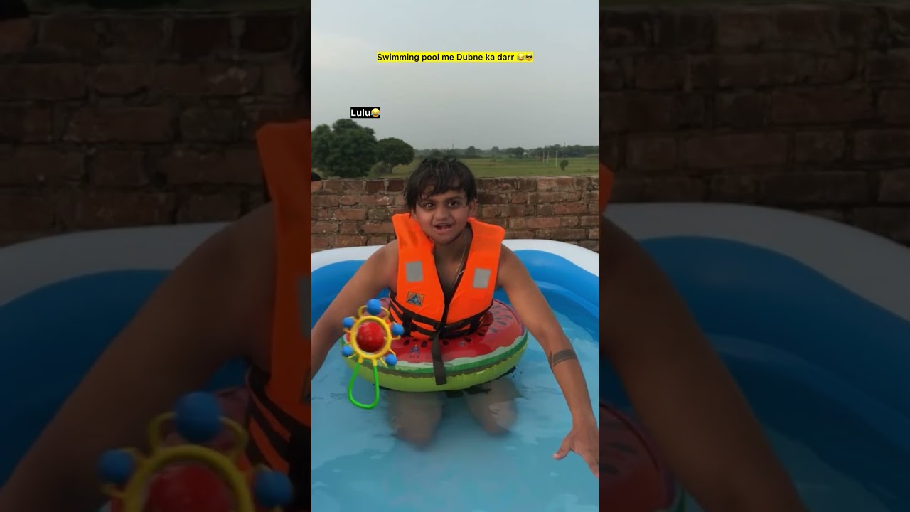 Swimming pool me dubne ka darr 😂🔥| Indian family #shorts #indian #chaman #relatable #chotabhai