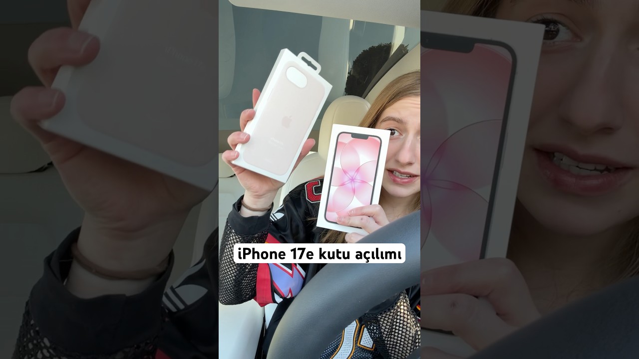Yeni ucuz iPhone 17e kutu açılımı #iphone #iphone17e #reklam