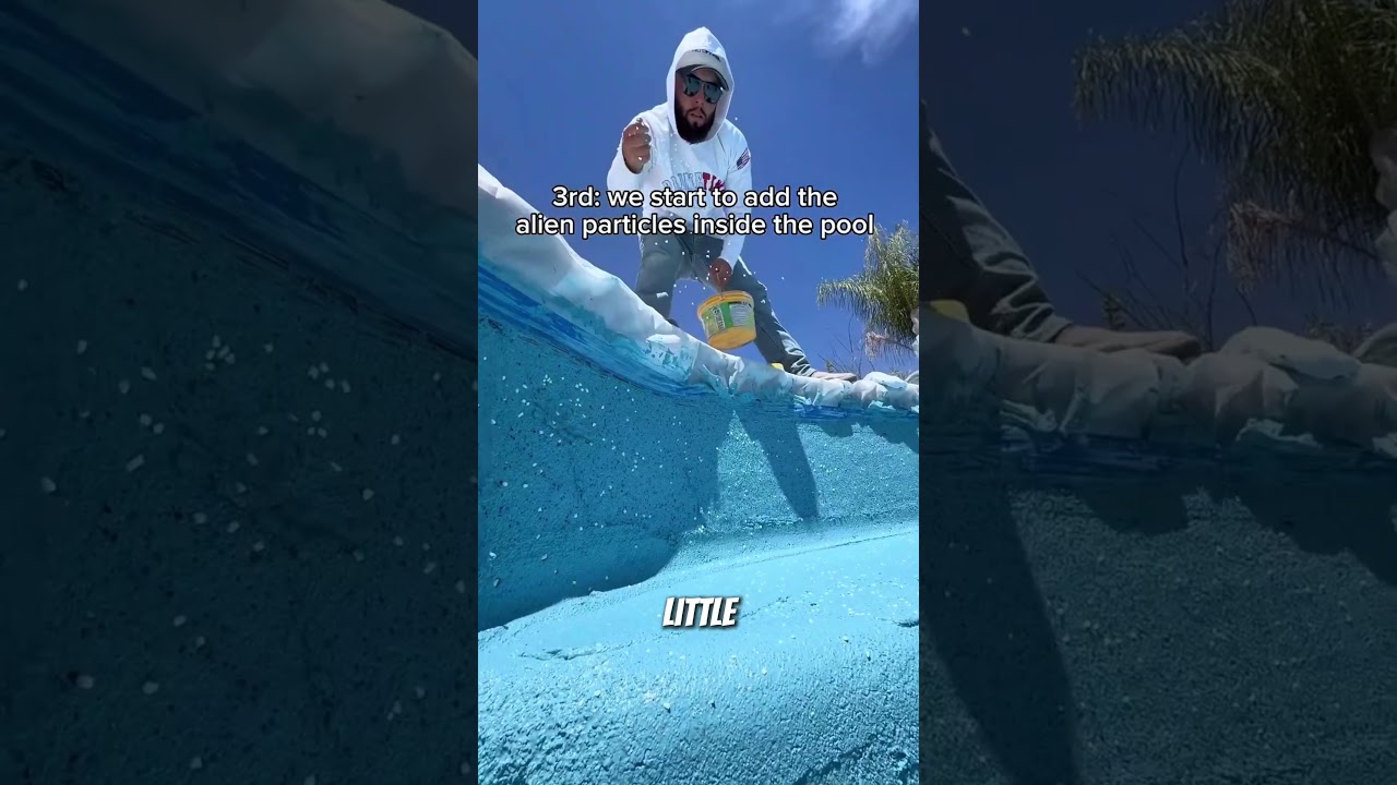 How We Build an Alien Pool — Full Process Revealed #poolbuild #luxurypool  #satisfying #poolhacks