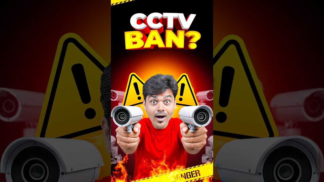 🚨 Shocking Truth of CCTV Camera Danger⚠️ Ban in India 😱 Privacy Issue? 😰 #shorts #cctv #india