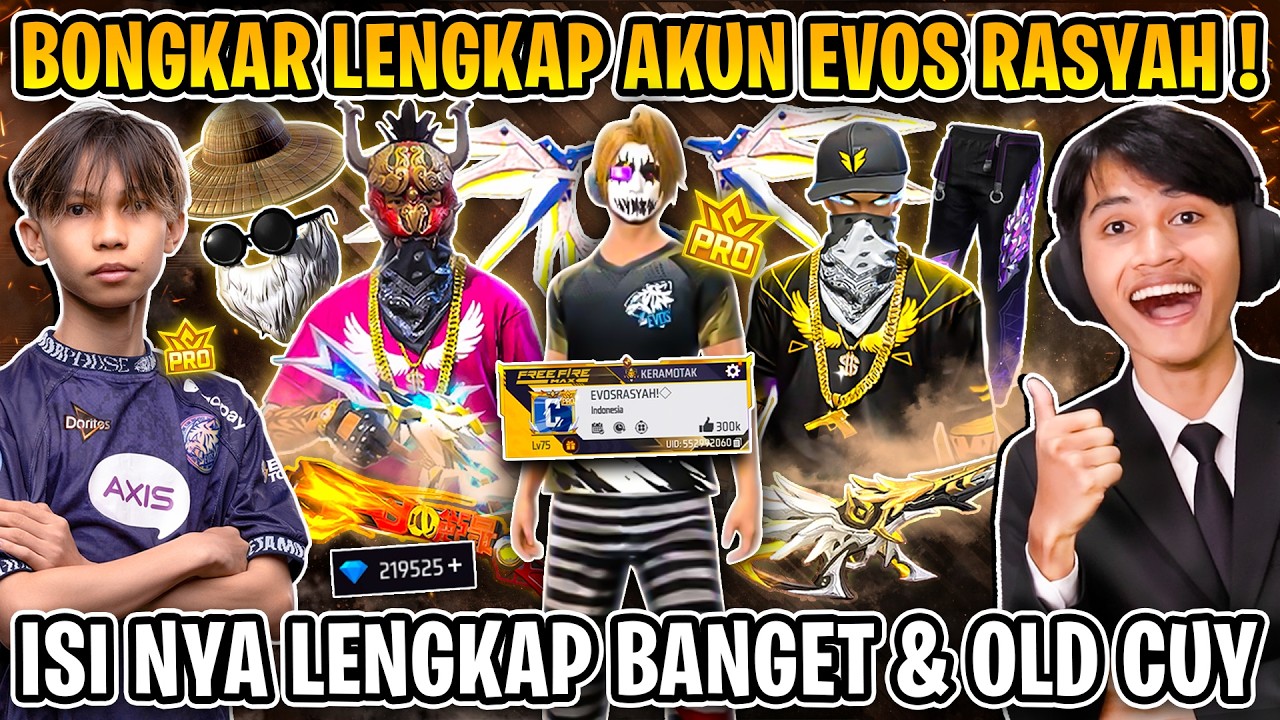 ALDI TV BONGKAR AKUN EVOS RASYAH RASYID !! GAK NGOTAK ISI VAULT NYA PRO PLAYER !!