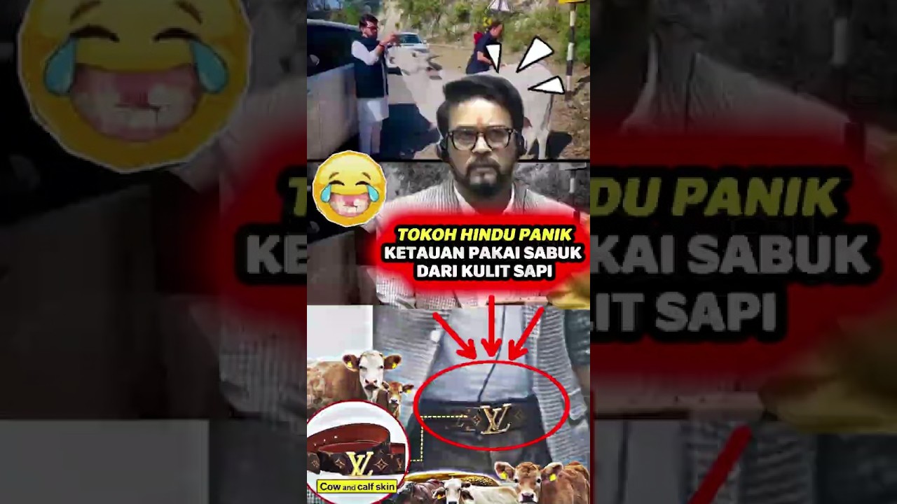 🤣PANIK KETAUAN PAKAI SABUK DARI KULIT SAPI