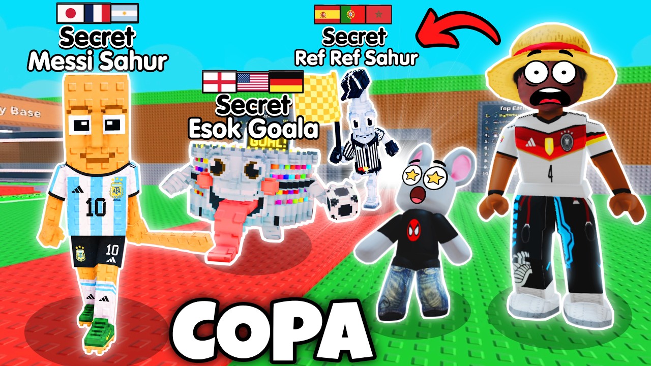 ⚽️ COPA DO MUNDO NO ROUBE UM BRAINROT COM NOVOS BRAINROTS DE FUTEBOL NO ROBLOX!
