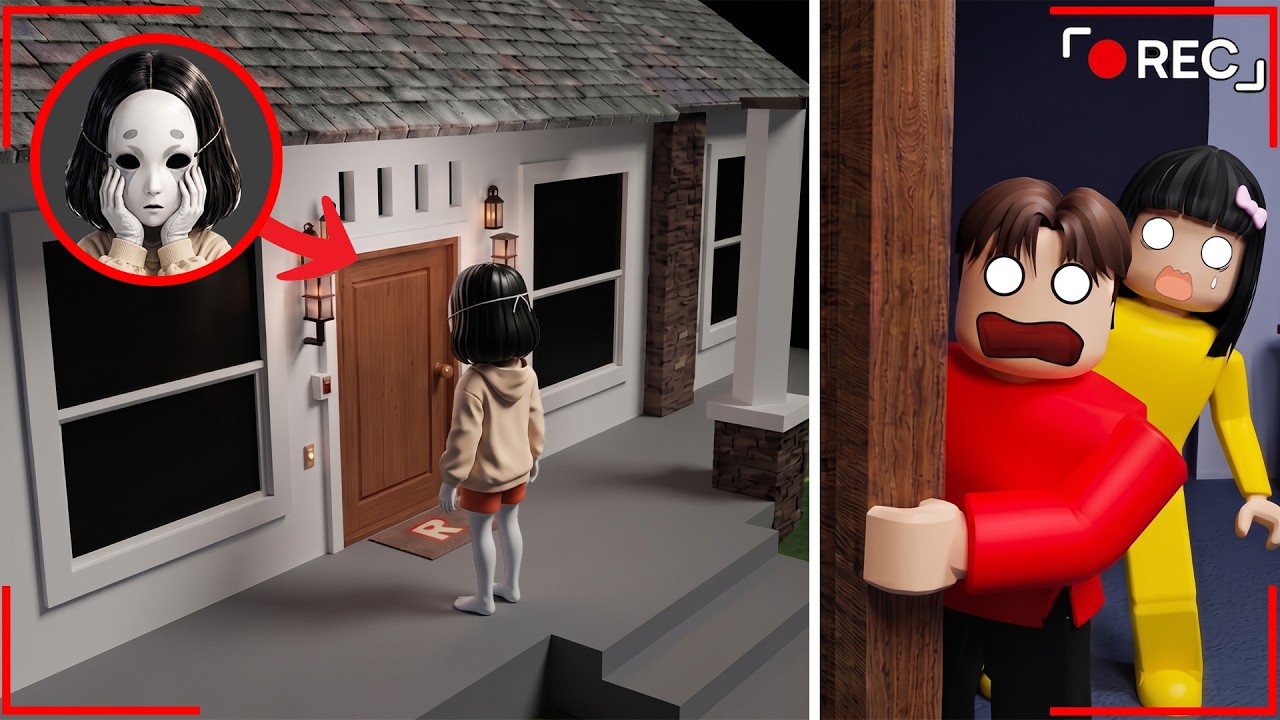 Yuta Mio Panik CCTV Merekam Hantu IBU BILANG PAKAI INI DULU Di Depan Rumah | ROBLOX