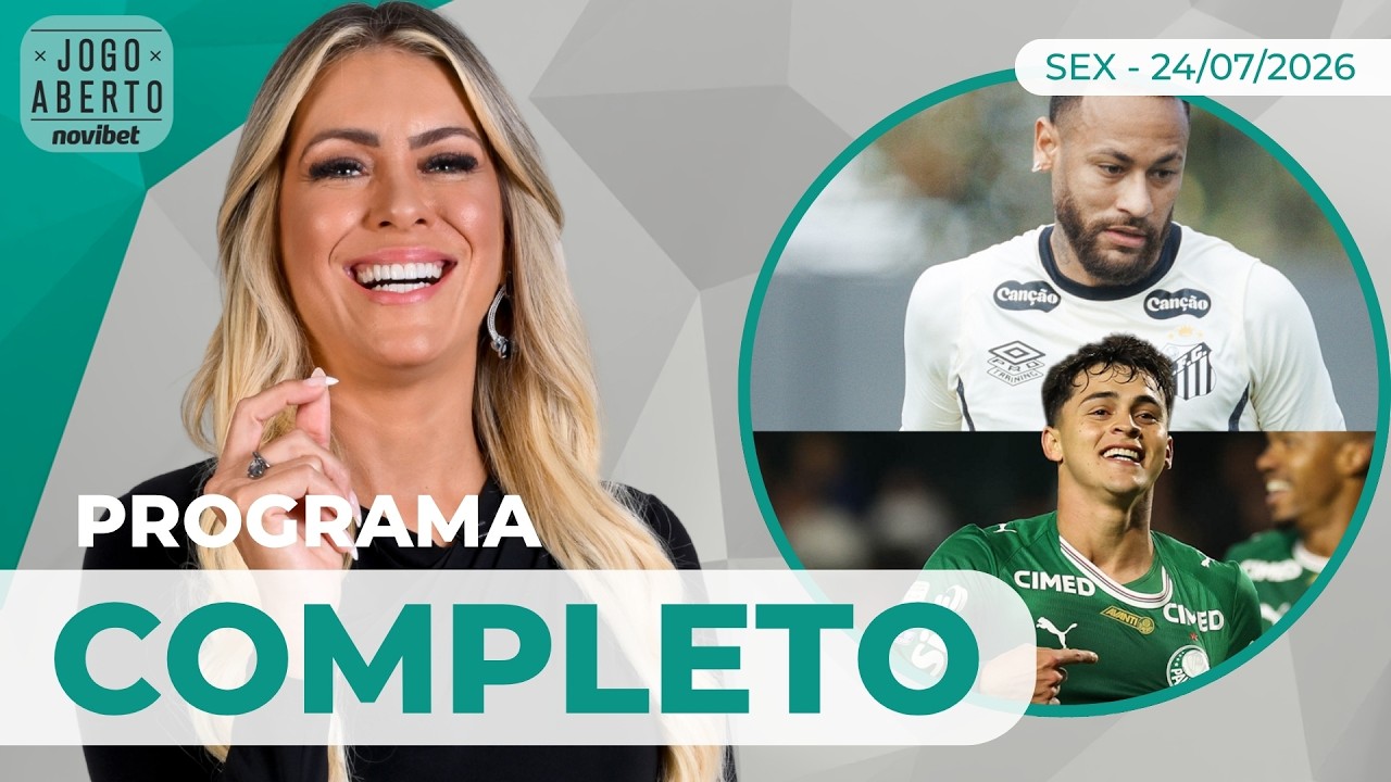 [AO VIVO] NEYMAR VAI JOGAR? E OS PALPITES DA RODADA COM O JOGO ABERTO NOVIBET - 24/07/2026