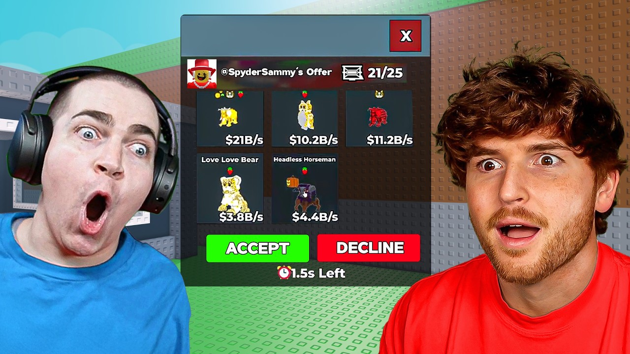 1 HOUR Steal a Brainrot TRADE CHALLENGE With Steak!