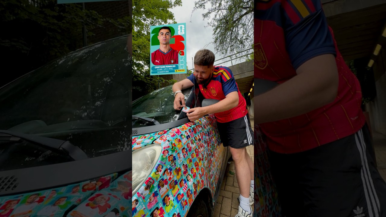 How Many World Cup Stickers to Cover a Car?