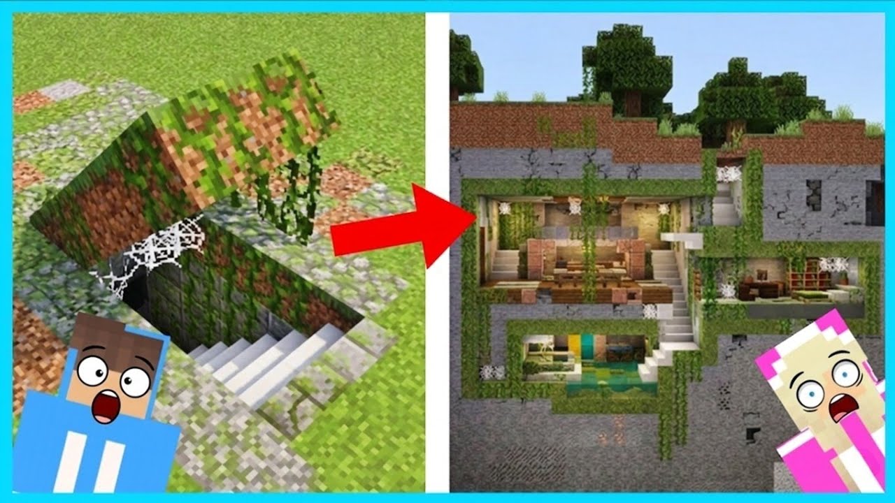 MIPAN & ZUZUZU MENEMUKAN RUANGAN RAHASIA BAWAH TANAH TERBENGKALAI RATUSAN TAHUN DI MINECRAFT!