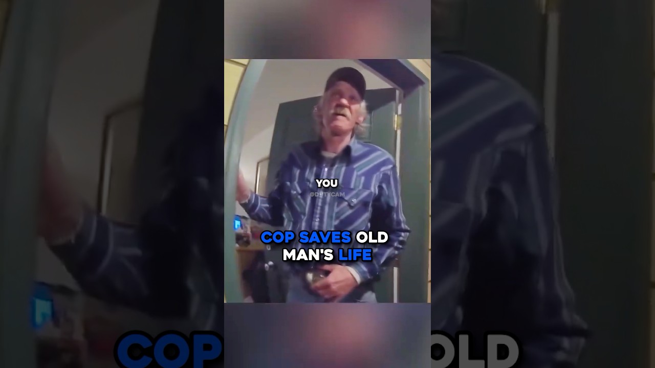 Cop Saves Old Man’s Life🙌❤️