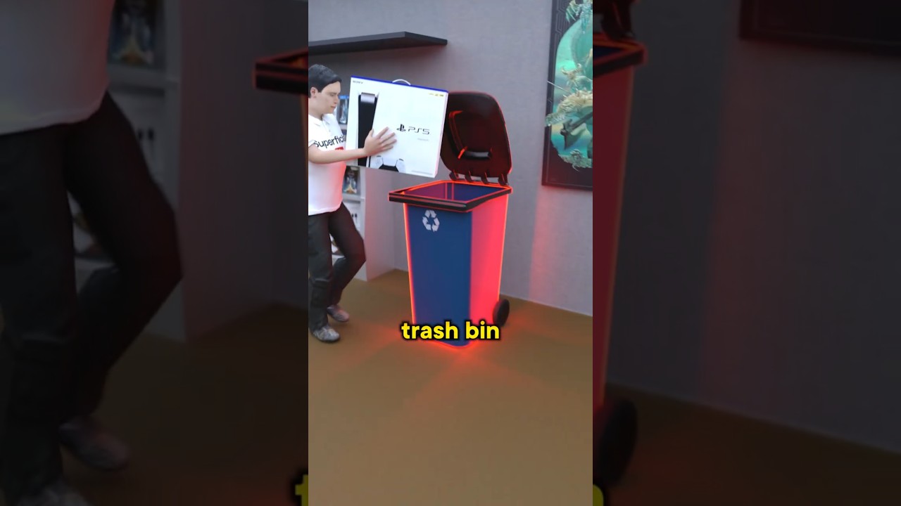 A Gamer Saving a PlayStation...💀