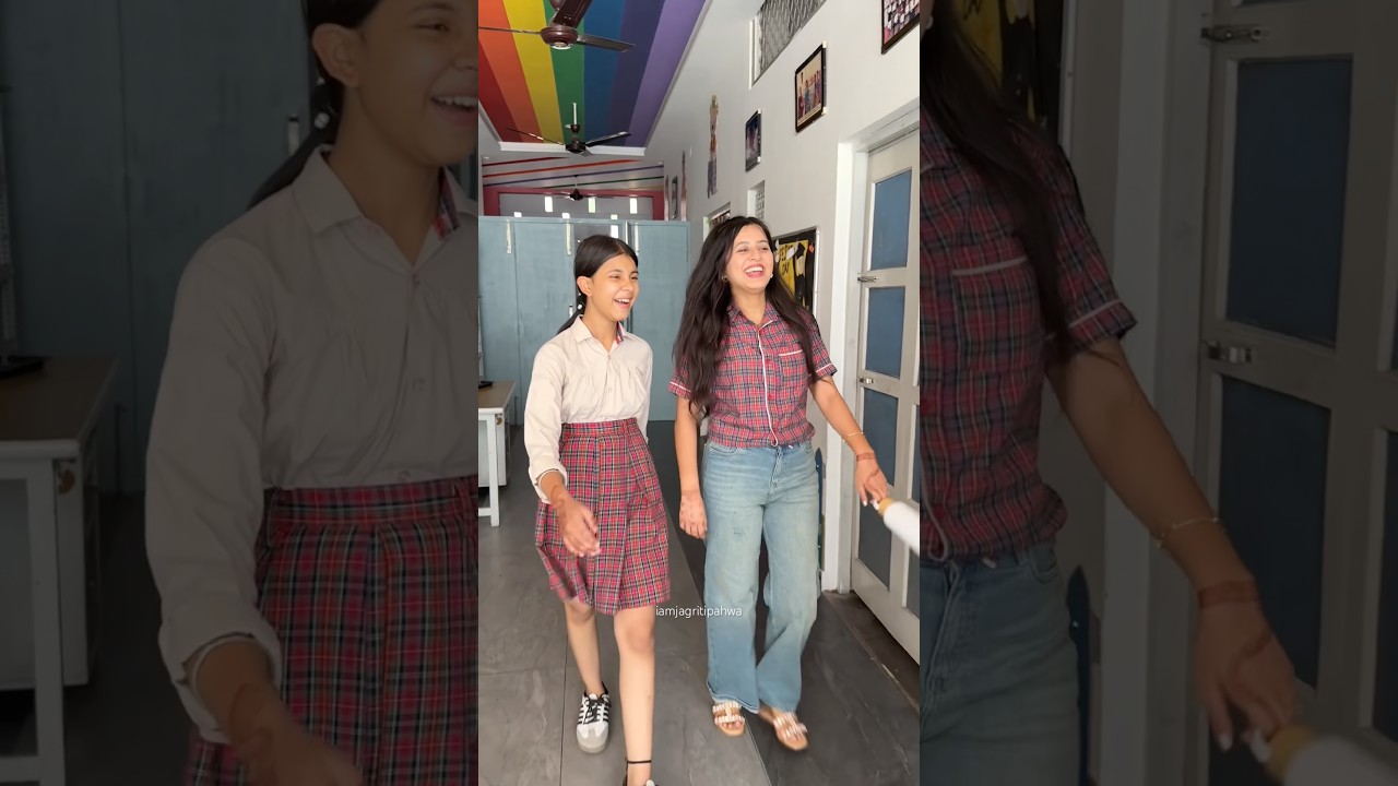 When Water Break Turns into Class Bunk🤣 #schoollife #studentlife #jagritipahwa #schoolgedi #funday