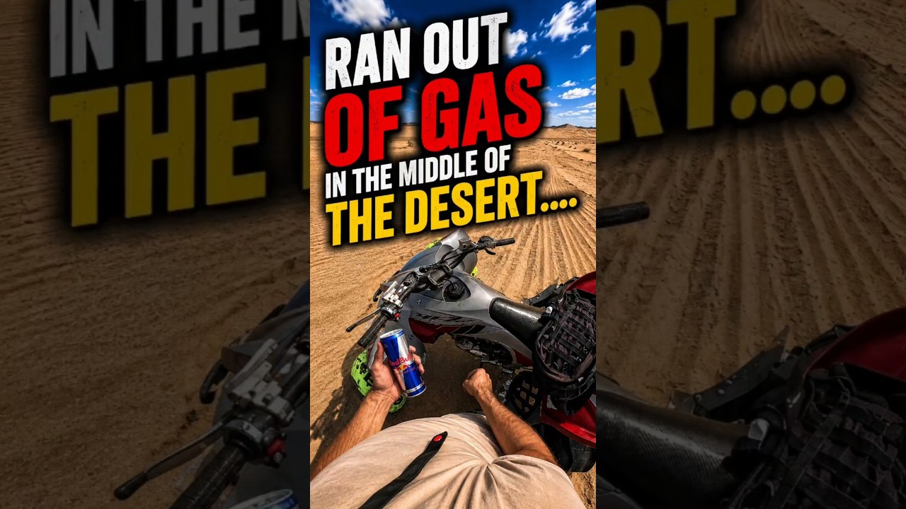Ran out of gas, heres what I did.... #atvlifestyle #mxvsatv #bikelife #dunes #SirCraze