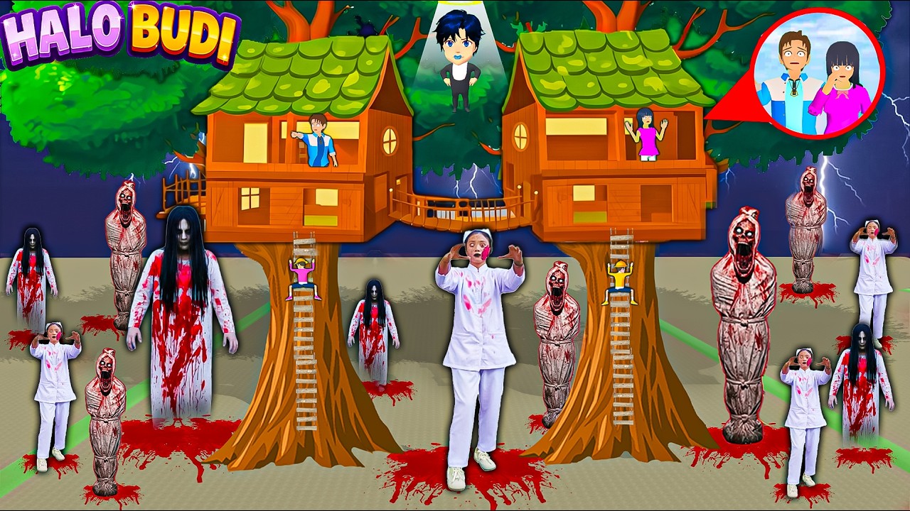 Yuta Mio Buat Rumah Pohon Paling Aman Dari Pasukan SUSTER, POCONG BERDARAH Di Kota Sakura😱