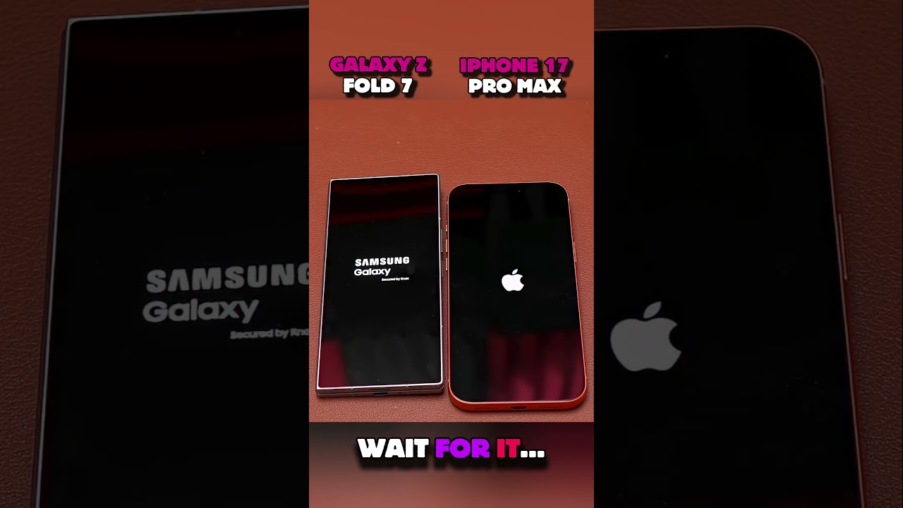 🚀😱 iPHONE 17 PRO MAX vs GALAXY Z FOLD 7 SPEED TEST!! ⚡🔥