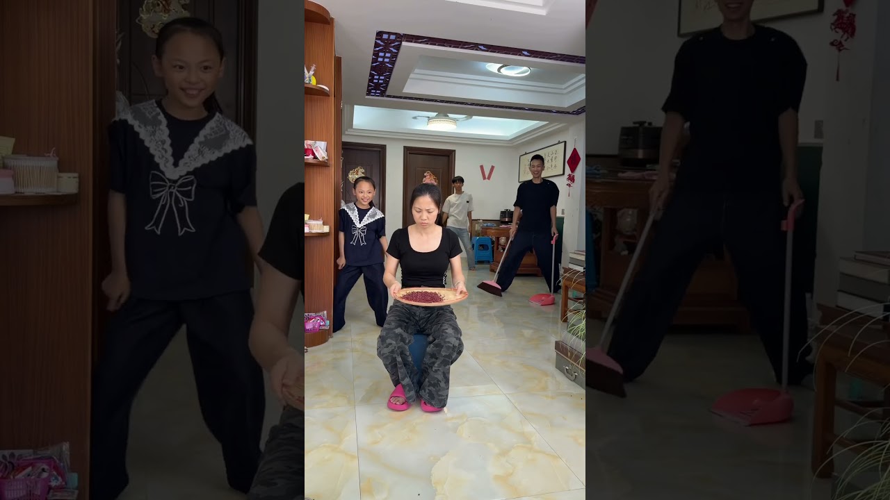 As soon as we heard the sound, the three of us couldn't help but dance