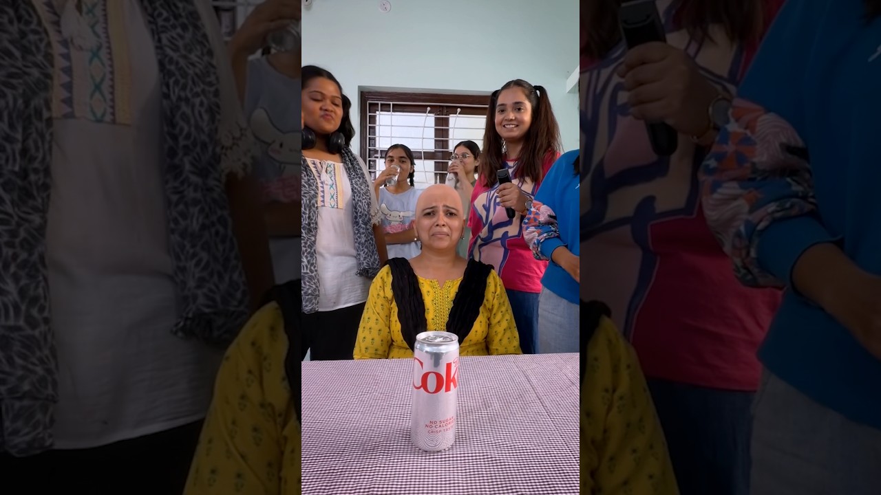 Hostel Girls Vs Warden! Colddrink challenge #shorts