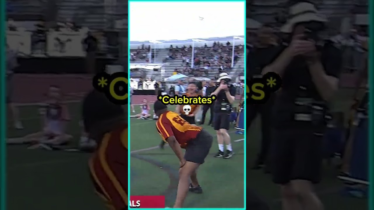 Wardrobe Celebrates After Scoring a Goal! 😂😭