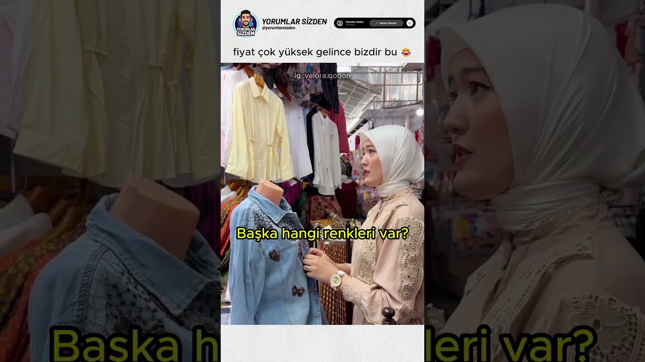 pahalı geldi dese bitecekti 😂 @velora.qoqon