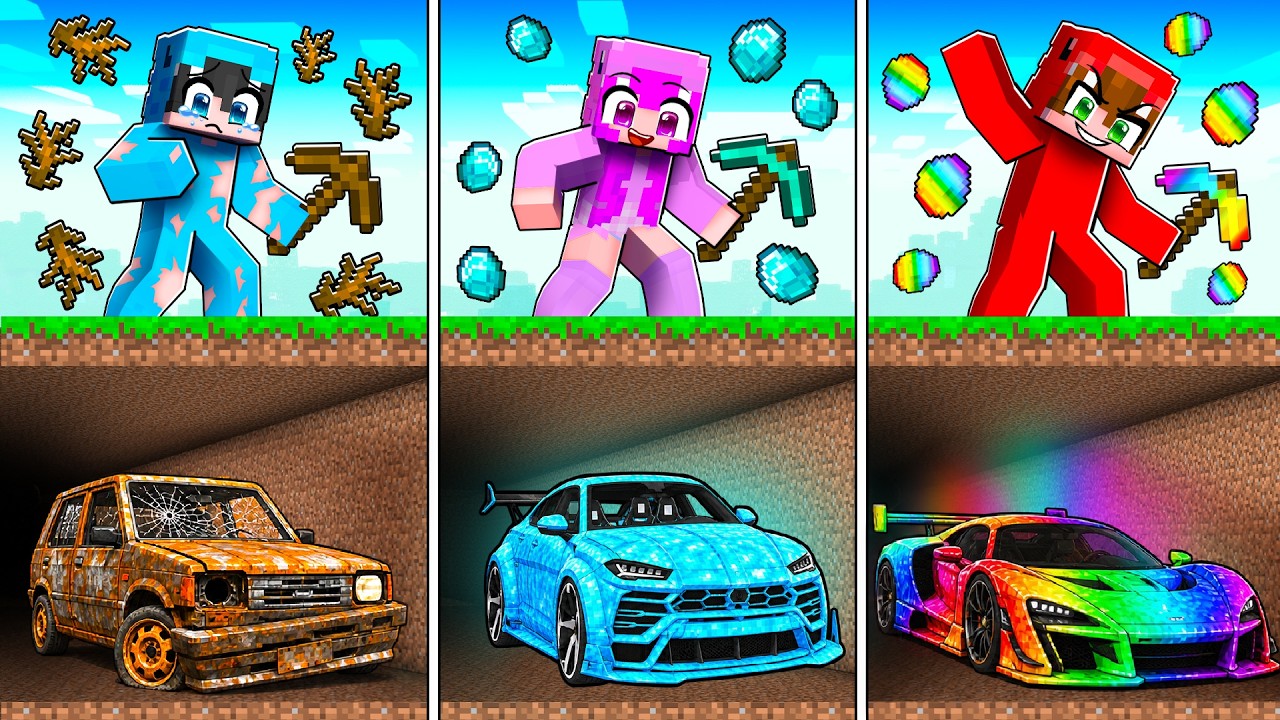 Desenterramos SUPERCOCHES SECRETOS en Minecraft!