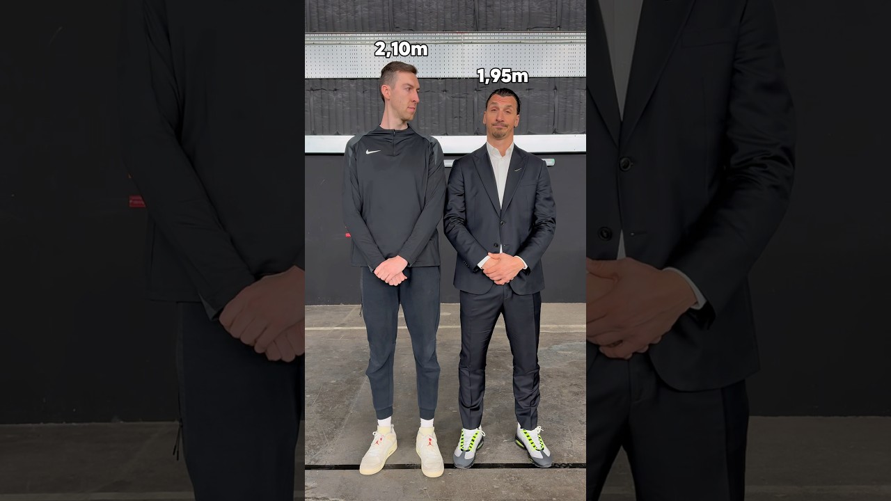 My Height vs Zlatan 😳📏