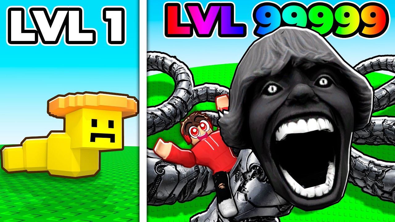 I Became the BIGGEST BRAINROT WORM in Roblox…